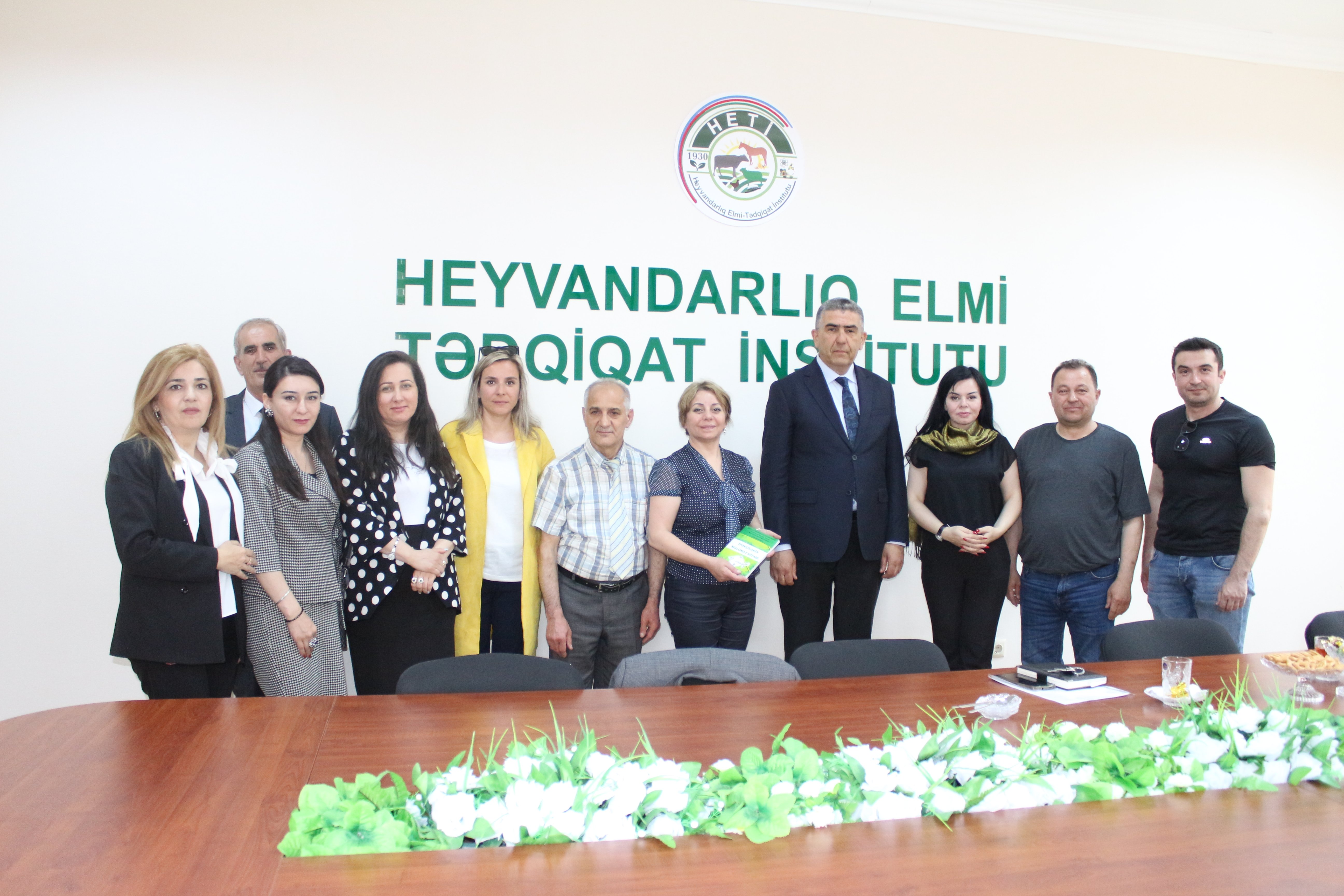 Employees of the Ministry of Agriculture and Forestry of Turkey, Bursa Barama Agricultural Union and "Kozabirlik" company visited Scientific Research Institute of Animal Husbandry.