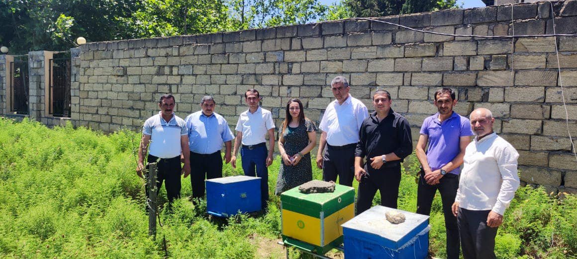 Employees of the Scientific Research Institute of Animal Husbandry of the Ministry of Agriculture of the Republic of Azerbaijan visited Bilasuvar Vocational High School.