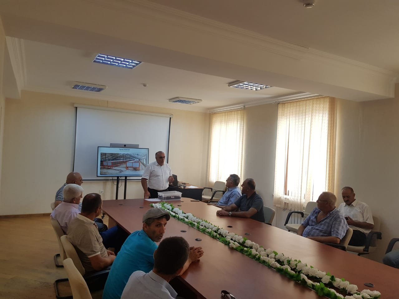 Training was conducted on the topic "Biohumus preparation and application areas"