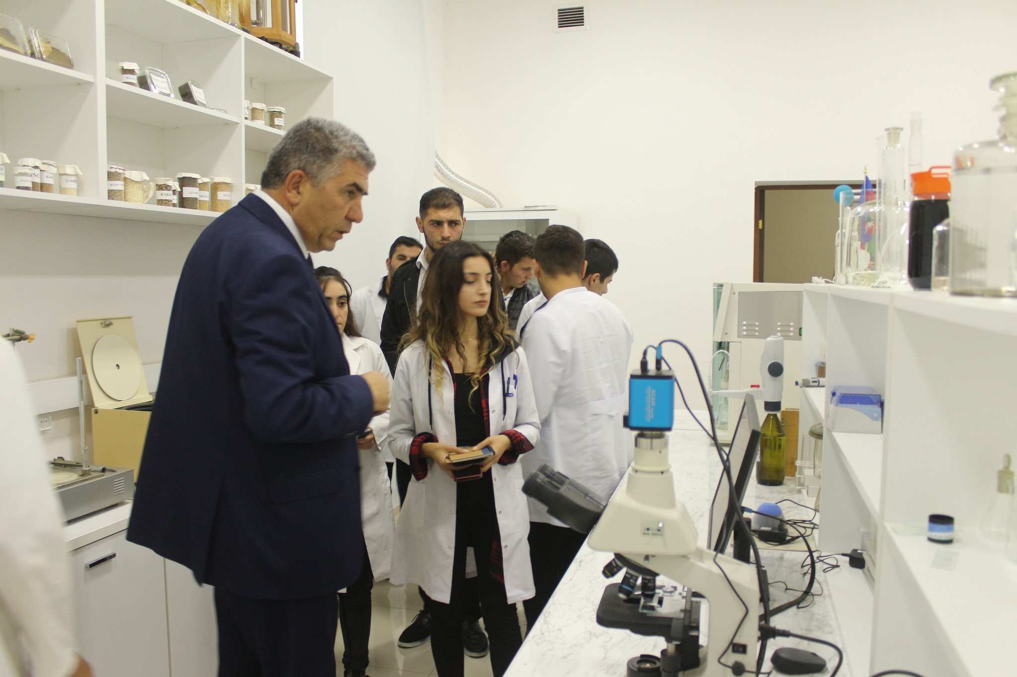 The Scientific Research Institute of Animal Husbandry organized a practical workshop for the 2nd year students of the Veterinary Specialty of the Azerbaijan State Agrarian University