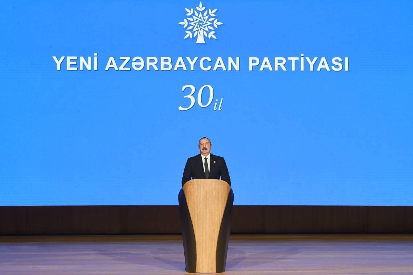 On November 21, an event was held at the Heydar Aliyev Center on the occasion of the 30th anniversary of the establishment of the New Azerbaijan Party (YAP)