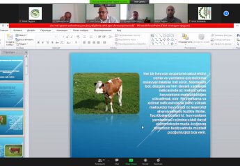 An online training was held on the topic of "maintenance, feeding, feeding, rearing of breeding cattle according to zoohygienic regulations"