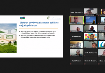 An online meeting was held to discuss the "Presentation of the evaluation report on the Azerbaijan Sheep Breeding Strategy"