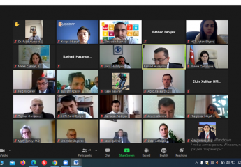 An online meeting was held with the organization of FAO Azerbaijan and the Ministry of Agriculture.