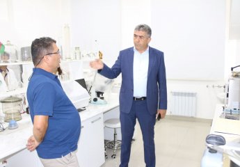 Abdullah Chil, director of the Eastern Mediterranean Agricultural Research Institute, visited SRIAH