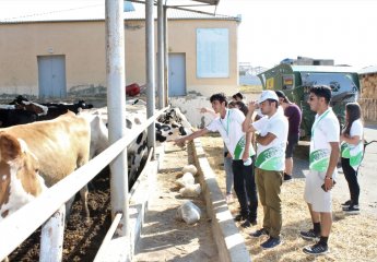 The participants of the "Agriculture of Tomorrow" Summer School project visited the Livestock Science and Research Institute