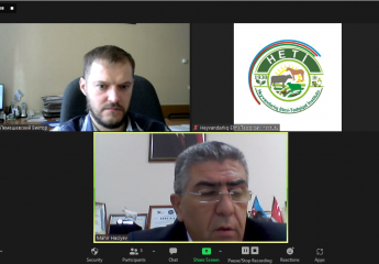 An online meeting was held between SRIAH and the International State Ecological Institute named after A.D. Sakharova of Belarus State University