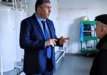 SRIAH  director Mahir Hajiyev visited the "Turyanchay FT LLC" farm located in Agdash district