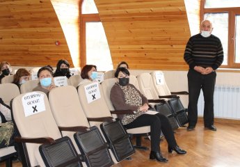 Animal Husbandry Scientific Research Institute of the New Azerbaijan Party Goygol District Organization held a report-election meeting on the activities of the Territorial Party Organization during the period after the 6th Congress.