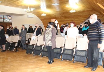 Animal Husbandry Scientific Research Institute of the New Azerbaijan Party Goygol District Organization held a report-election meeting on the activities of the Territorial Party Organization during the period after the 6th Congress.