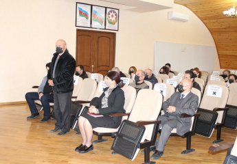 Animal Husbandry Scientific Research Institute of the New Azerbaijan Party Goygol District Organization held a report-election meeting on the activities of the Territorial Party Organization during the period after the 6th Congress.