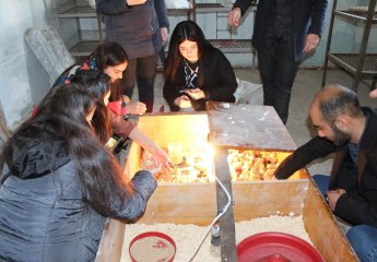 Students on a field trip