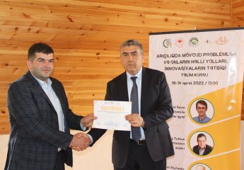 The training course "EXISTING PROBLEMS IN BEEKEEPING AND THEIR SOLUTIONS, APPLICATION OF INNOVATIONS" has been completed.