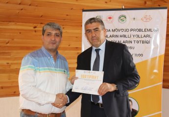 The training course "EXISTING PROBLEMS IN BEEKEEPING AND THEIR SOLUTIONS, APPLICATION OF INNOVATIONS" has been completed.