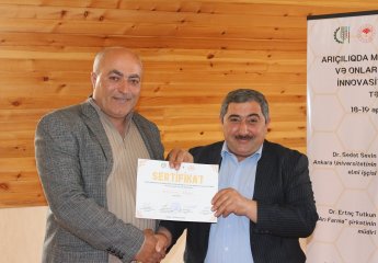 The training course "EXISTING PROBLEMS IN BEEKEEPING AND THEIR SOLUTIONS, APPLICATION OF INNOVATIONS" has been completed.