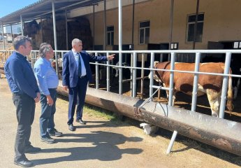 The director of the International Livestock Research and Training Center of the Ministry of Agriculture and Forestry of the Republic of Turkey Dr. Engin Ünay visit the The Scientific Research Institute of Animal Husbandry