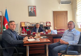 The director of the International Livestock Research and Training Center of the Ministry of Agriculture and Forestry of the Republic of Turkey Dr. Engin Ünay visit the The Scientific Research Institute of Animal Husbandry