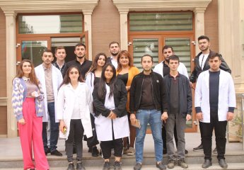 The Scientific Research Institute of Animal Husbandry organized a practical workshop for the 2nd year students of the Veterinary Specialty of the Azerbaijan State Agrarian University