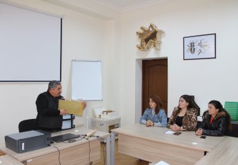 Training was given to the students who were in experience